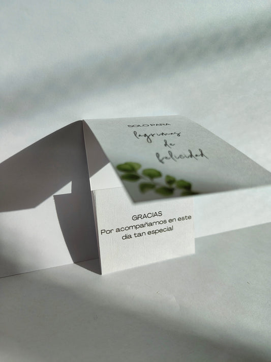 Lágrimas de felicidad - Colección Forest