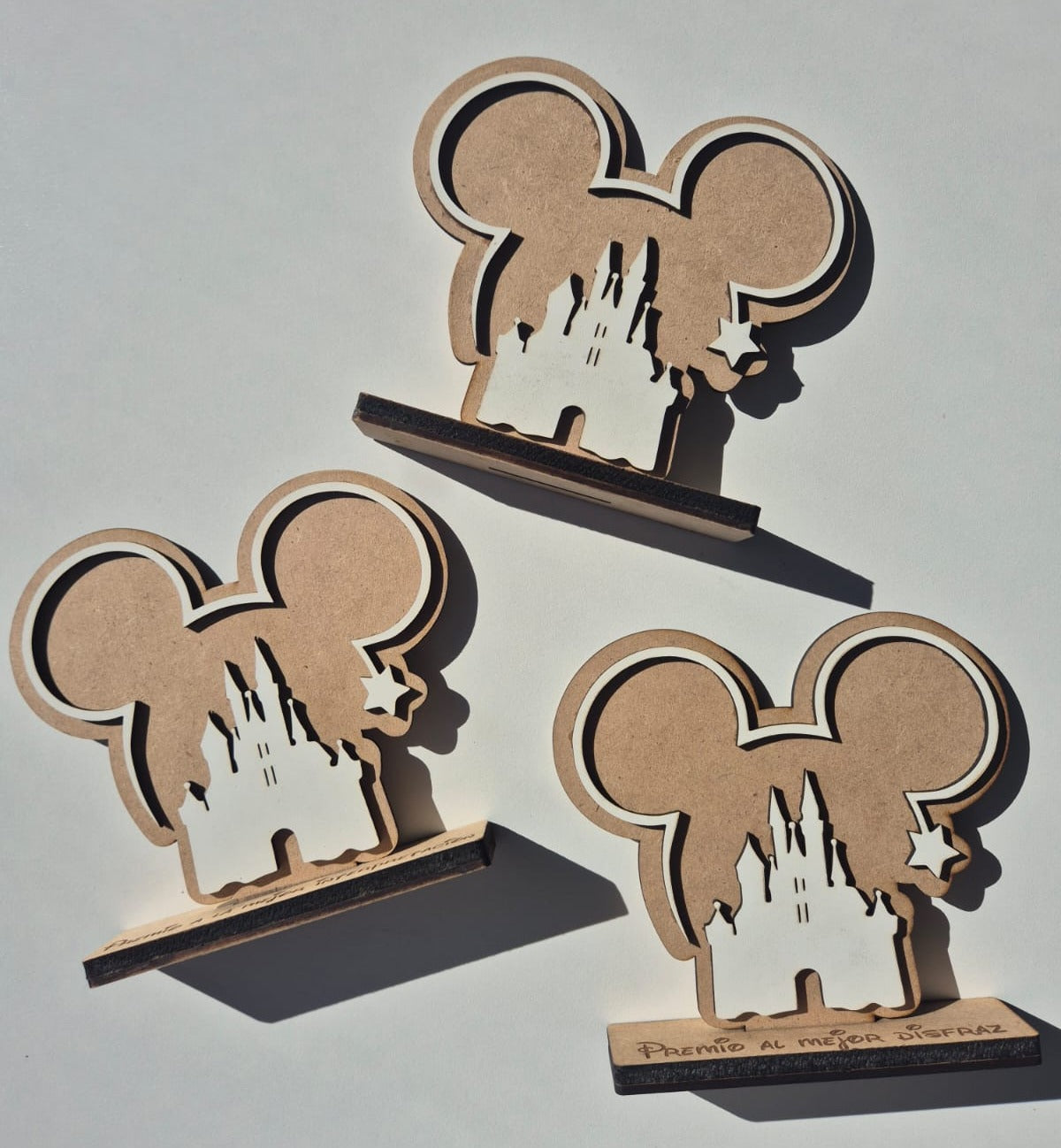 Trofeo de madera personalizado